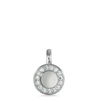Pendentif Acier inoxydable Zircone Ø8 mm-597833