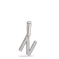 Pendentif Or blanc 14K Diamant 0.032 ct, w-si-598108