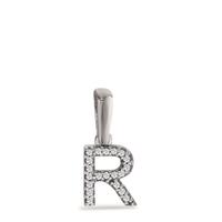 Pendentif Or blanc 14K Diamant 0.03 ct, w-si-598112