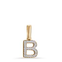 Pendentif Or jaune 14K Diamant 0.036 ct, w-si-598148
