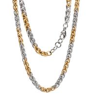 Collier Acier inoxydable jaune PVD 45.5-47 cm-598248
