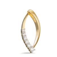 Pendentif Or jaune 18K Zircone 6 Pierres-598254
