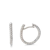 Créoles à charnières Argent Rhodié-598269