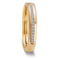 Alliance Or jaune 18K Diamant 0.112 ct, 15 Pierres, w-si-598469