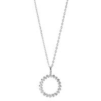 Collier Argent Zircone Rhodié 42-45 cm Ø14 mm-598615