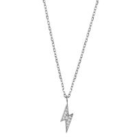 Collier Argent Zircone Rhodié 42-45 cm-598642