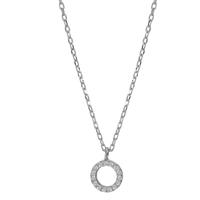 Collier Argent Zircone Rhodié 42-45 cm Ø6.5 mm-598665