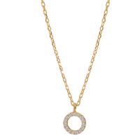 Collier Argent Zircone jaune Plaqué or 42-45 cm Ø6.5 mm-598666