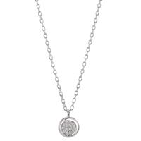 Collier Argent Zircone Rhodié 42-45 cm Ø6.5 mm-598671
