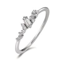Bague Argent Zircone 13 Pierres Rhodié-598688