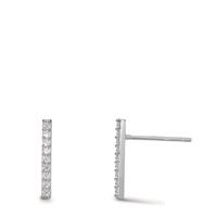 Clous d'oreilles Argent Zircone 18 Pierres Rhodié-598704