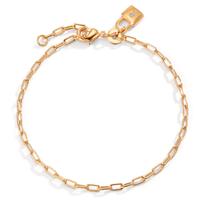 Bracelet Bronze Zircone Plaqué or Serrure 16.5-18.5 cm-598848