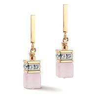 Pendant d'oreilles Acier inoxydable jaune PVD-599004