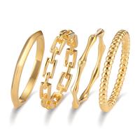 Bague Argent jaune Plaqué or-599275