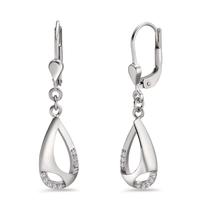Pendant d'oreilles Argent Zircone 16 Pierres Rhodié-599304