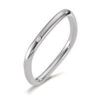 Bague à superposer Argent Zircone Rhodié-599401