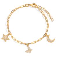 Bracelet Argent Zircone jaune Plaqué or 16-18.5 cm-599415