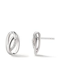 Clous d'oreilles Argent Zircone 10 Pierres Rhodié-599764