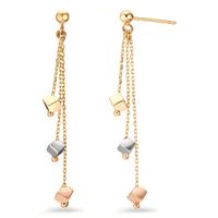 Pendant d'oreilles Or jaune 14K, Or blanc 14K, Or rouge 14K-599861