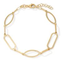 Bracelet Argent jaune Plaqué or 17-19 cm-600021