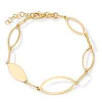 Bracelet Argent jaune Plaqué or 17-19 cm-600023