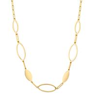 Collier Argent jaune Plaqué or 40-44 cm-600024