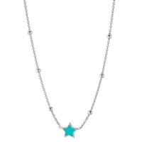 Collier Argent Rhodié Étoile 38-43 cm-600288