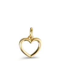 Pendentif Or jaune 9K Coeur Ø8 mm-600351