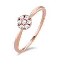 Bague Or rose 9K Zircone 7 Pierres Ø5.5 mm-600375