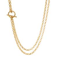 Collier Acier inoxydable jaune PVD 45 cm-600504