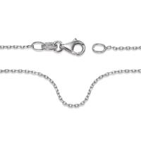 Chaînette Argent Rhodié 36-38 cm-600629