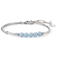 Bracelet Acier inoxydable Zircone 6 Pierres 18-22 cm-600639