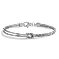 Bracelet Argent Rhodié Nœud 19 cm-601004