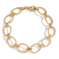 Bracelet Argent jaune Plaqué or 20 cm-601029