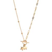 Collier Argent jaune Plaqué or 42 cm-601048