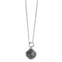 Collier Acier inoxydable [synth. Stein] 42-47 cm Ø15 mm-601184