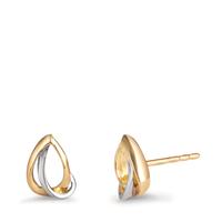 Clous d'oreilles Or jaune 18K Bicolore-601285