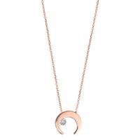Collier Or rouge 18K Diamant 0.005 ct, w-si Lune 40-42 cm Ø8.5 mm-601538