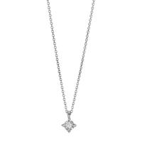 Collier Or blanc 18K Diamant 0.02 ct, w-si 40-42 cm Ø2.8 mm-601573