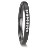 Alliance Zirconium Diamant 0.09 ct, 9 Pierres, w-si-601674