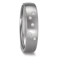 Alliance Zirconium Diamant 0.05 ct, 5 Pierres, w-si-601970