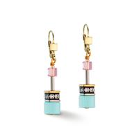 Pendant d'oreilles Acier inoxydable jaune PVD-602499
