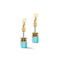 Pendant d'oreilles Acier inoxydable jaune PVD-602502