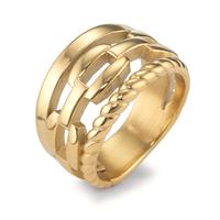 Bague Acier inoxydable jaune PVD-602612