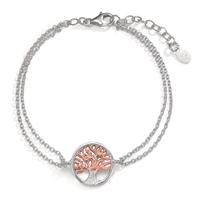 Bracelet Argent rosé Bicolore 17-20 cm-602731