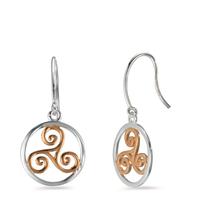 Pendant d'oreilles Argent rosé Bicolore-602735