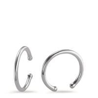 Ear cuff Argent Rhodié Ø12 mm-603116
