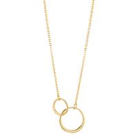 Collier Argent jaune Plaqué or 40-45 cm-603270