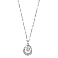 Collier Argent Zircone Rhodié 40-45 cm Ø9 mm-603306