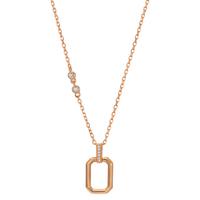 Collier Argent Zircone 8 Pierres jaune Plaqué or 40-45 cm-603316